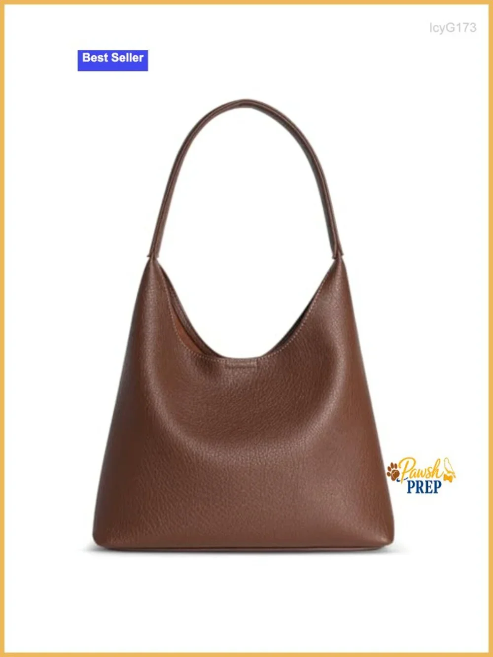 Slouchy Hobo Shoulder Bag, Soft Vegan Leather, Fits iPad, Magnetic Closure